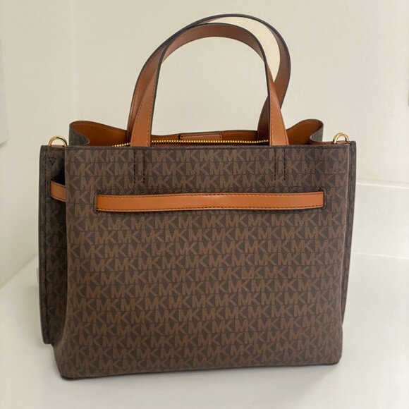 MICHAEL KORS - Emilia - Large Convertible Satchel Crossbody Purse NWOT - Picture 12 of 14